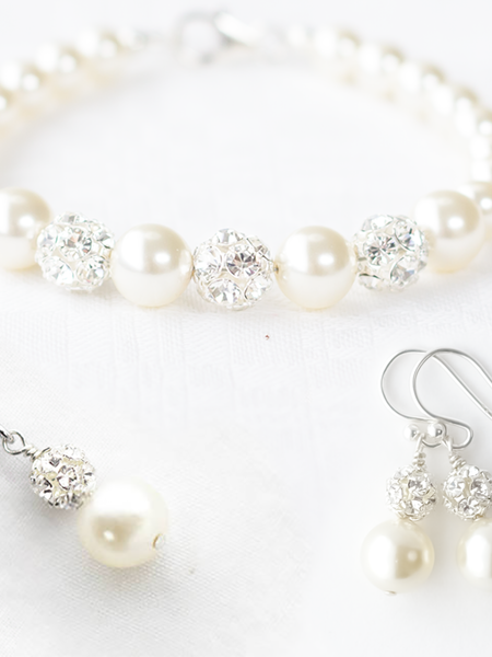 Pearl Bridesmaid Jewelry Set