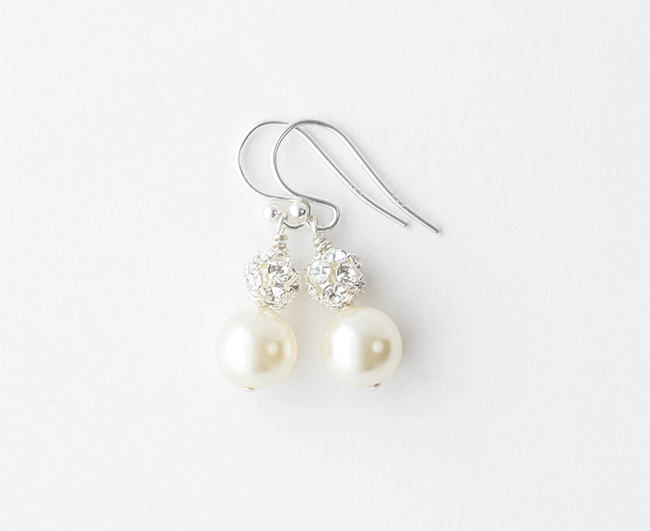Pearl Bridesmaid Earrings Set