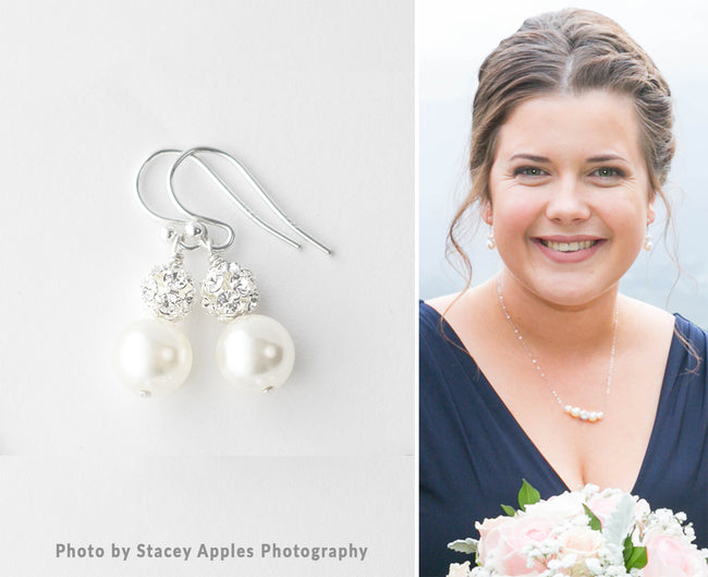 Pearl Bridesmaid Jewelry Set, Bridesmaid Gift Set