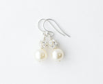 Pearl Bridesmaid Earrings Set, Bridesmaid Jewelry Set