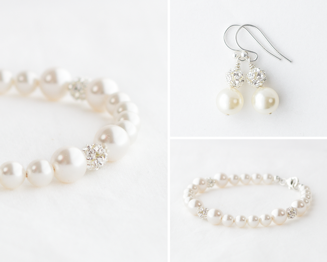 Pearl Bridesmaid Jewelry Set of 5, Bridesmaid Gift Set of 5
